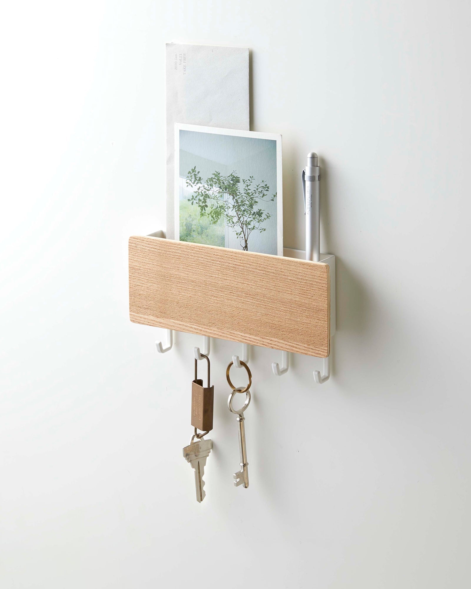 Magnetic Key Rack - Steel + Wood - Paranoid Ranch