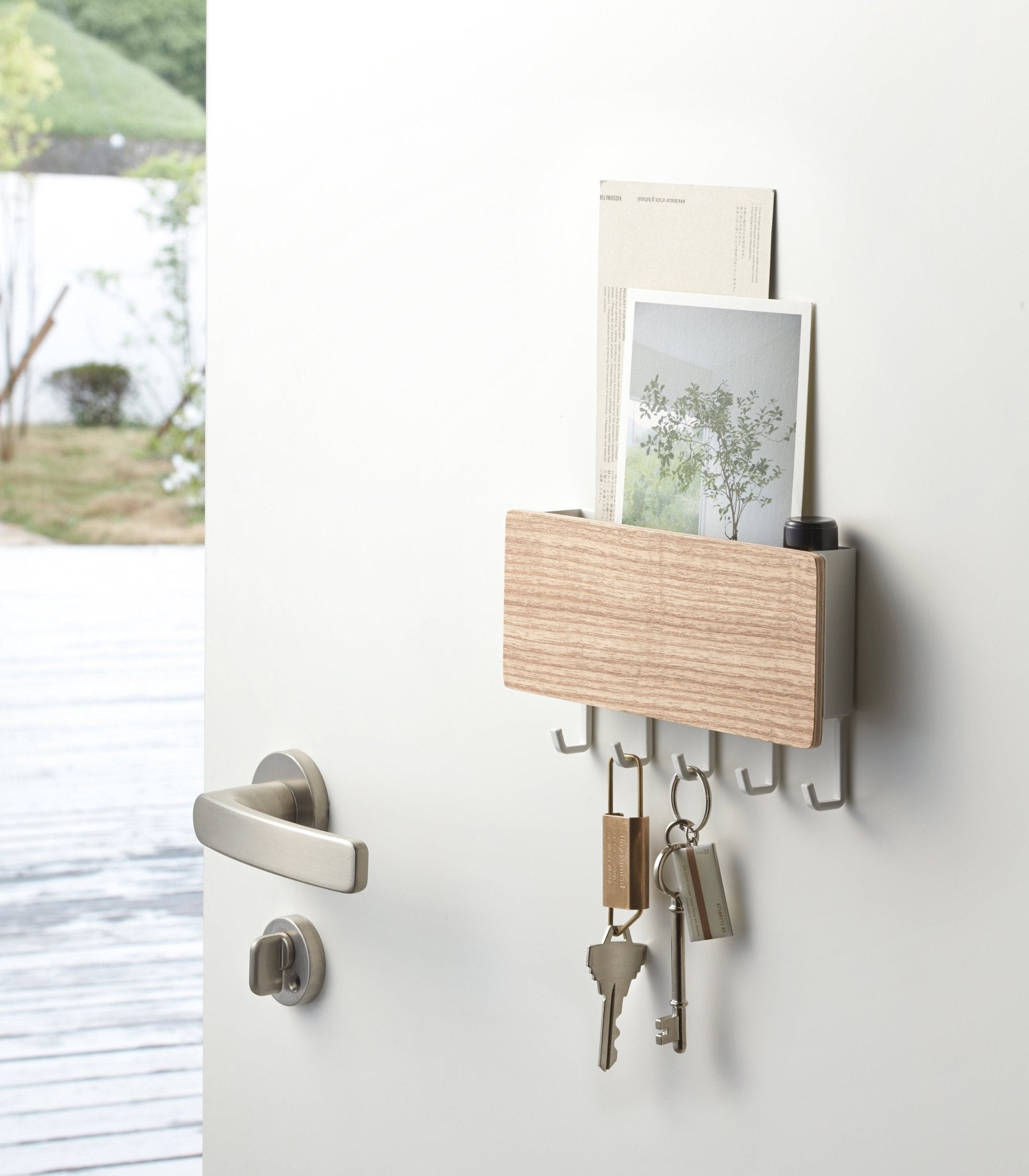 Magnetic Key Rack - Steel + Wood - Paranoid Ranch
