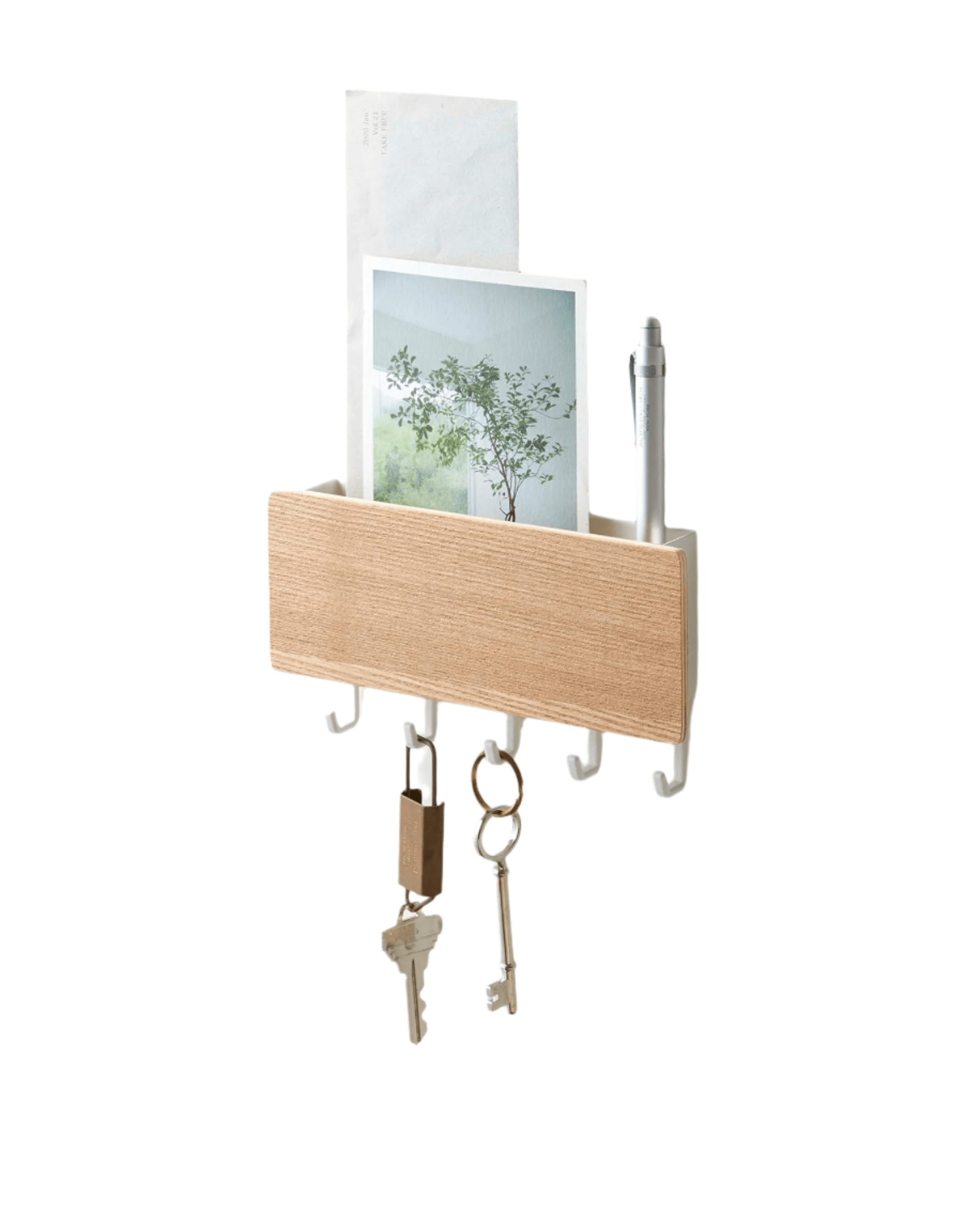 Magnetic Key Rack - Steel + Wood - Paranoid Ranch