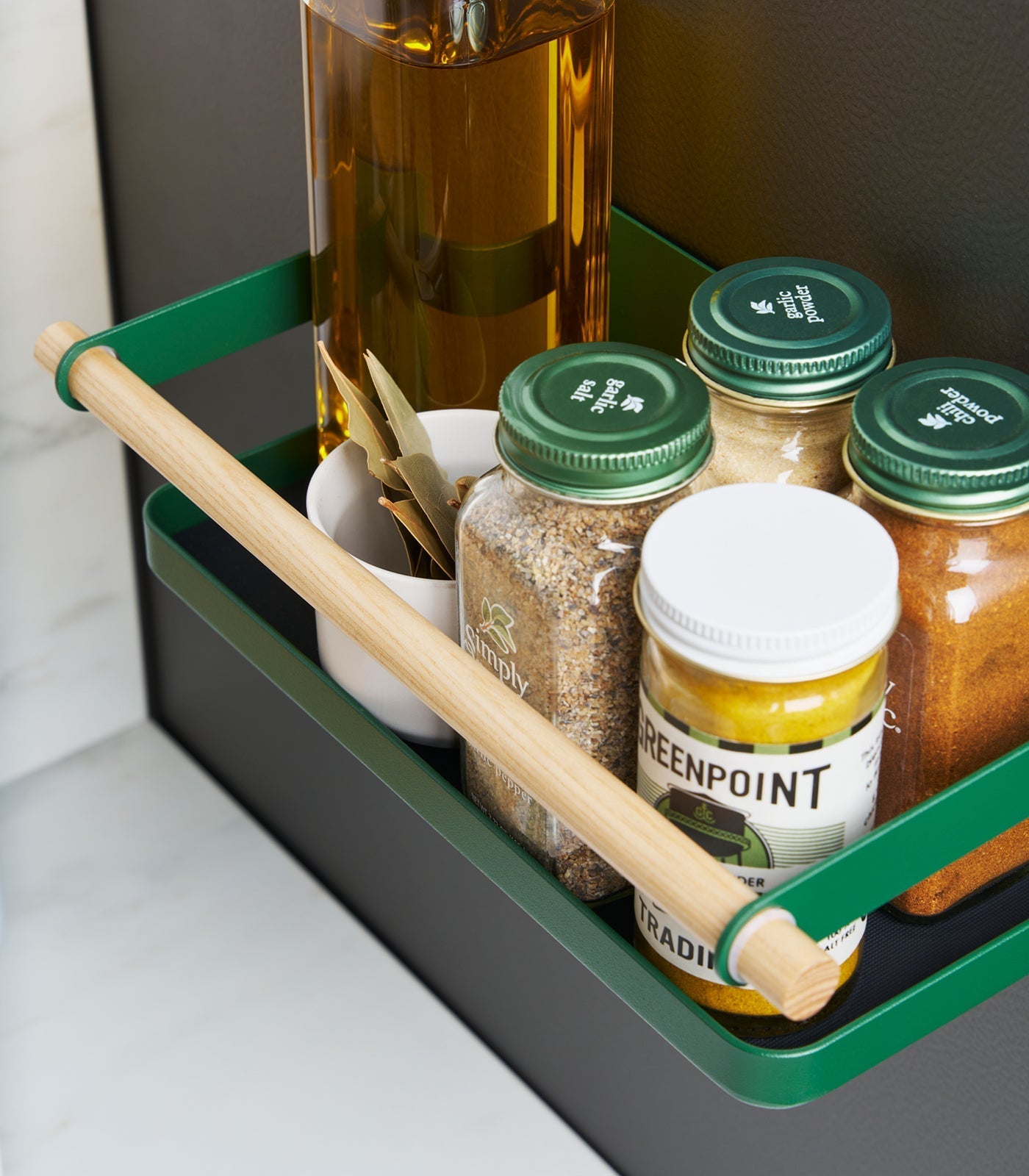 Magnetic Storage Caddy - Steel + Wood - Paranoid Ranch