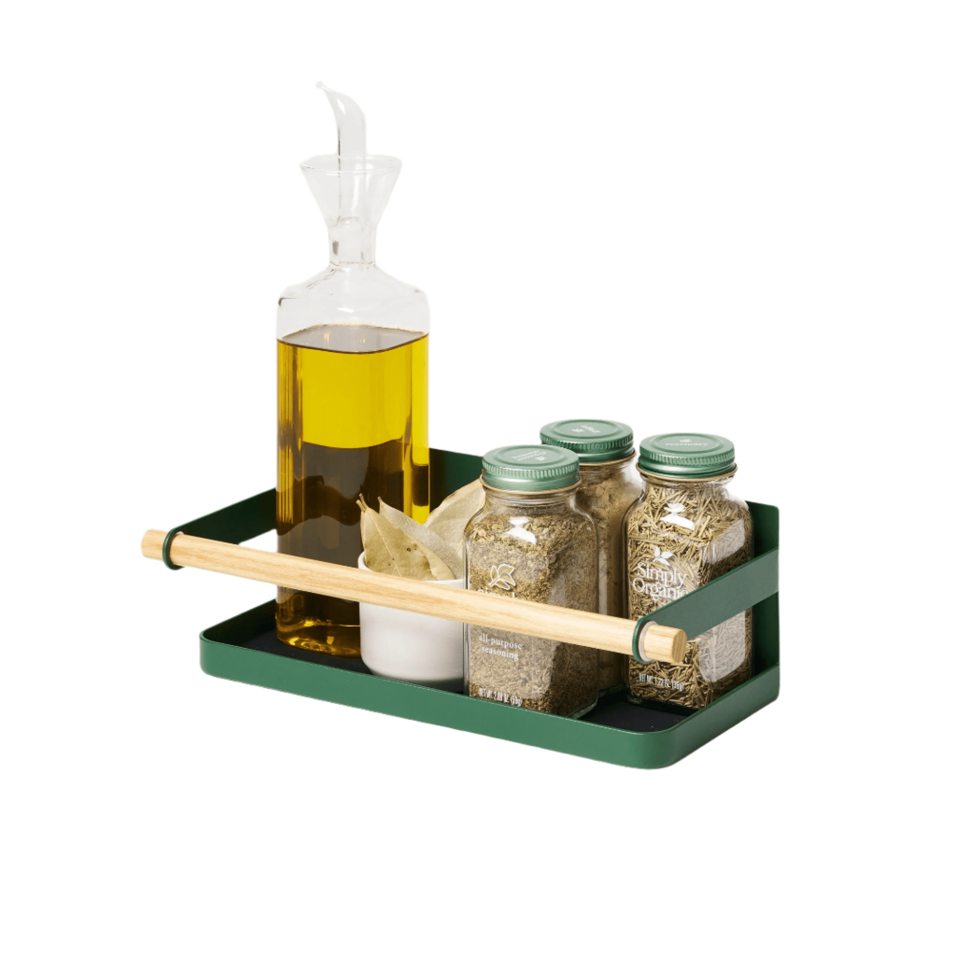 Magnetic Storage Caddy - Steel + Wood - Paranoid Ranch