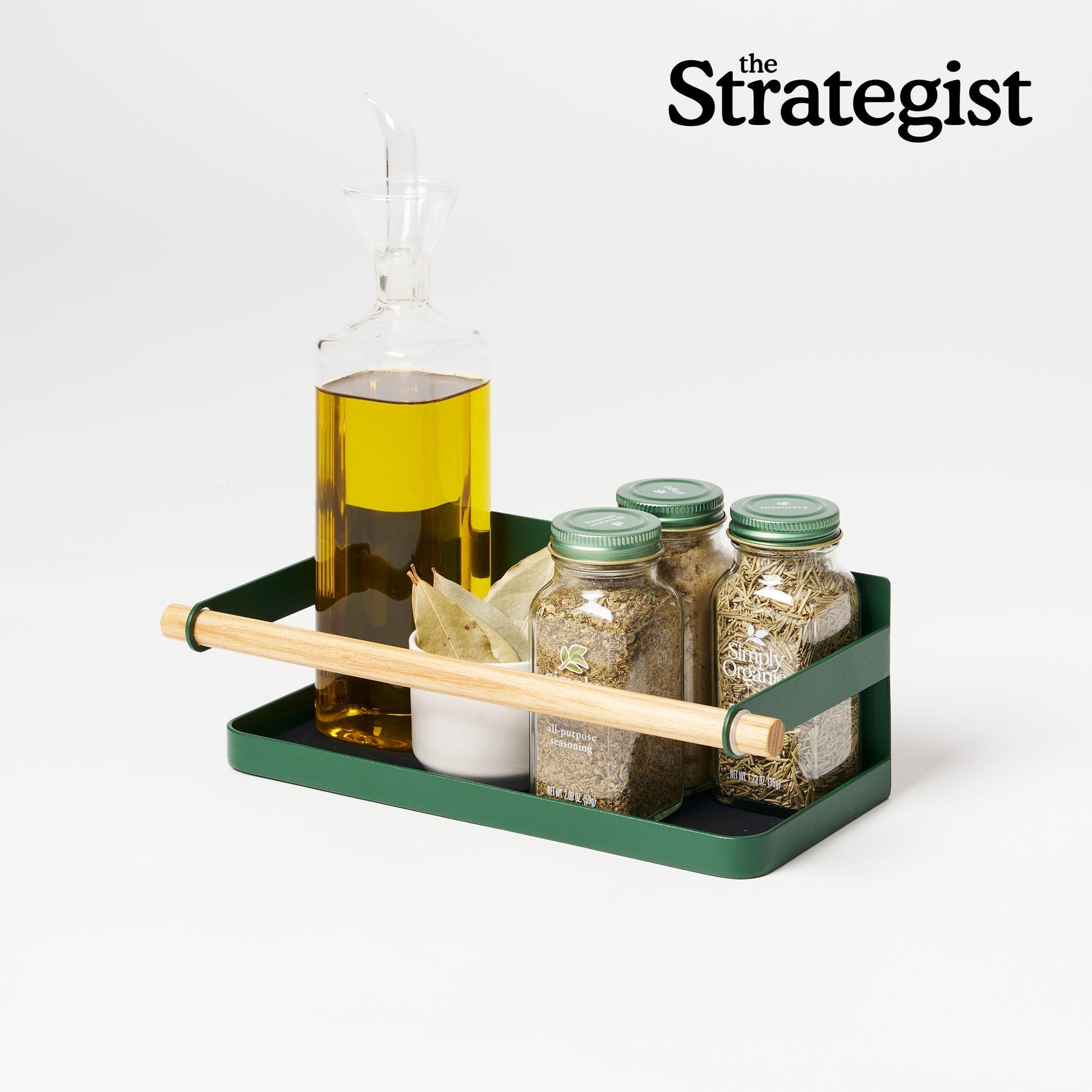 Magnetic Storage Caddy - Steel + Wood - Paranoid Ranch