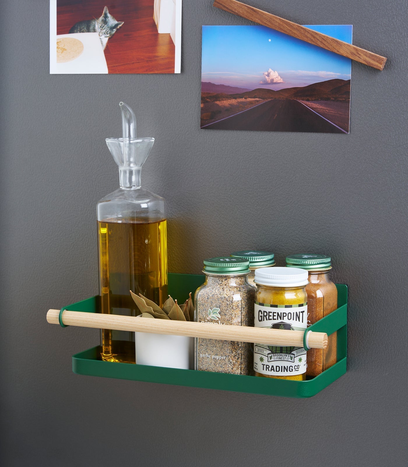 Magnetic Storage Caddy - Steel + Wood - Paranoid Ranch