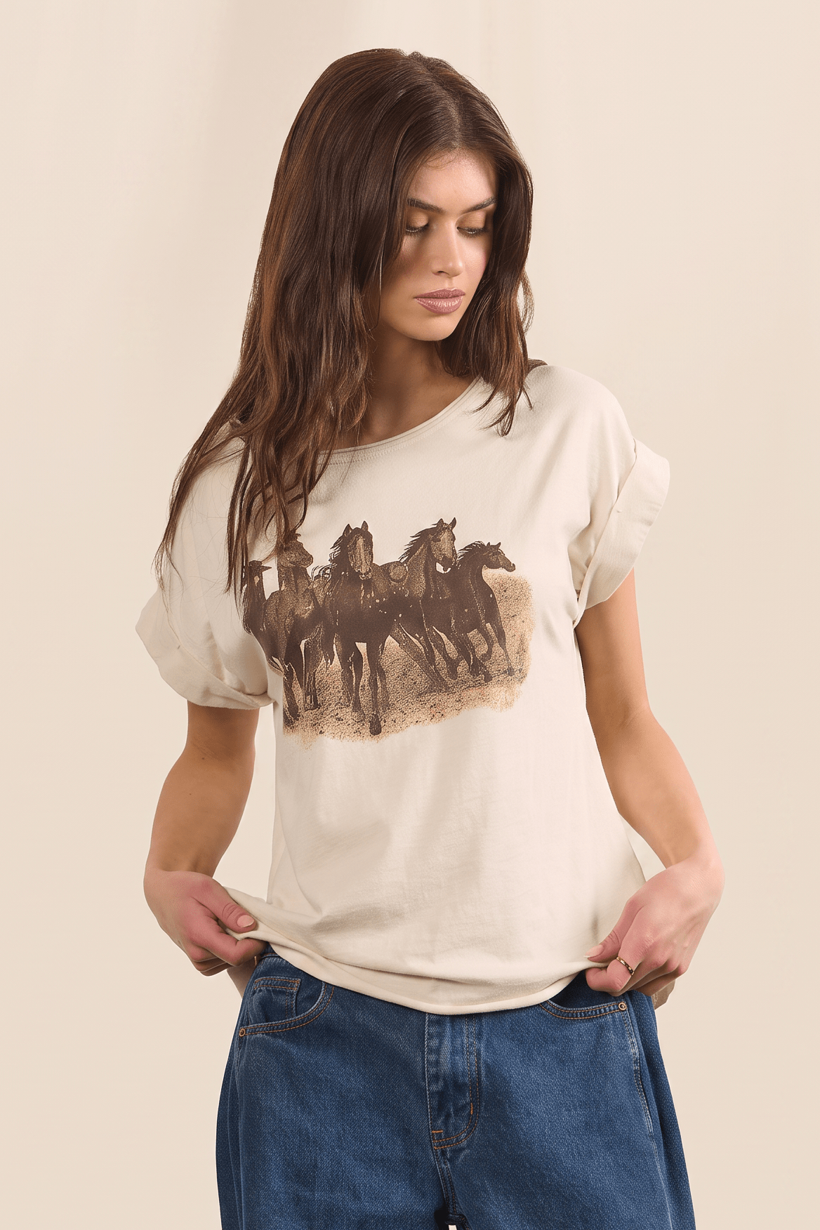 Majestic Horses Top - Paranoid Ranch