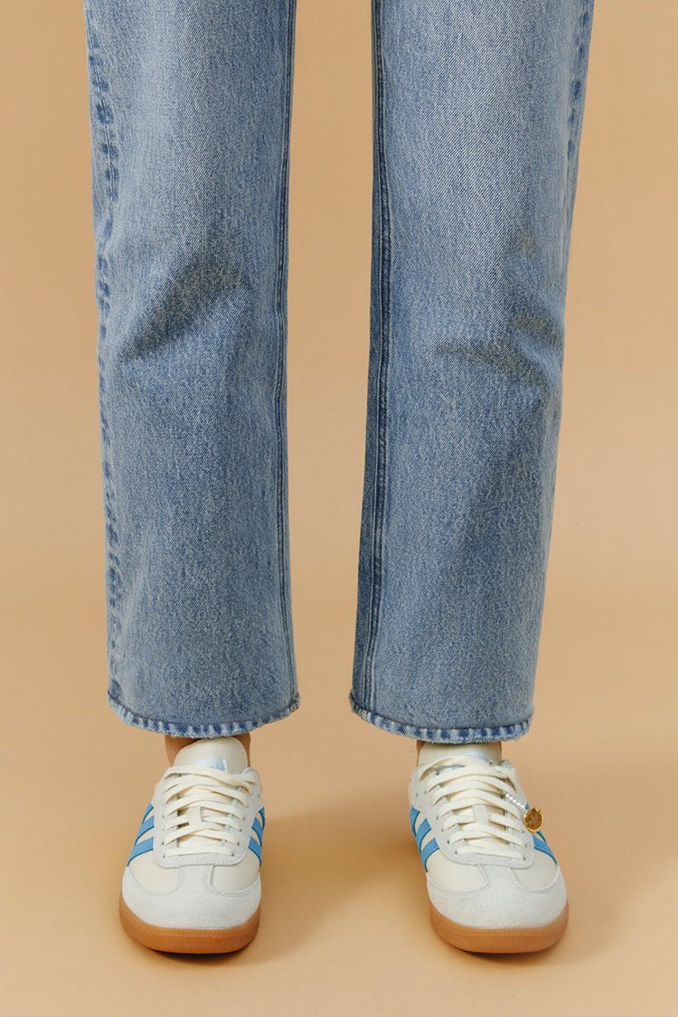 Manhattan High Rise Straight Ankle Jeans HJ160 - Paranoid Ranch