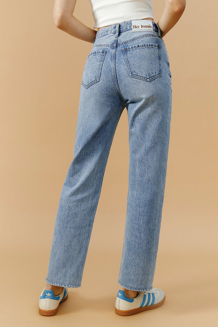 Manhattan High Rise Straight Ankle Jeans HJ160 - Paranoid Ranch