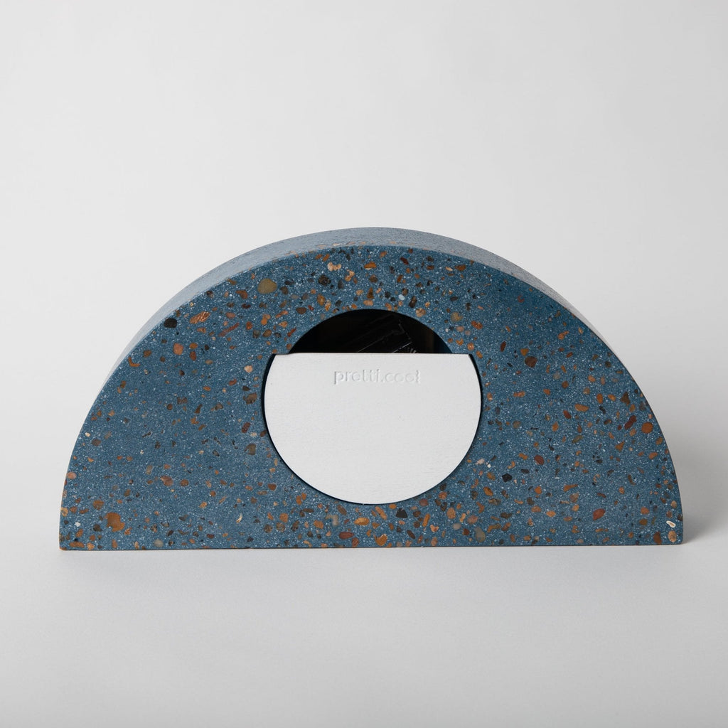 Mantle Clock | Chunky Cobalt Terrazzo - Paranoid Ranch