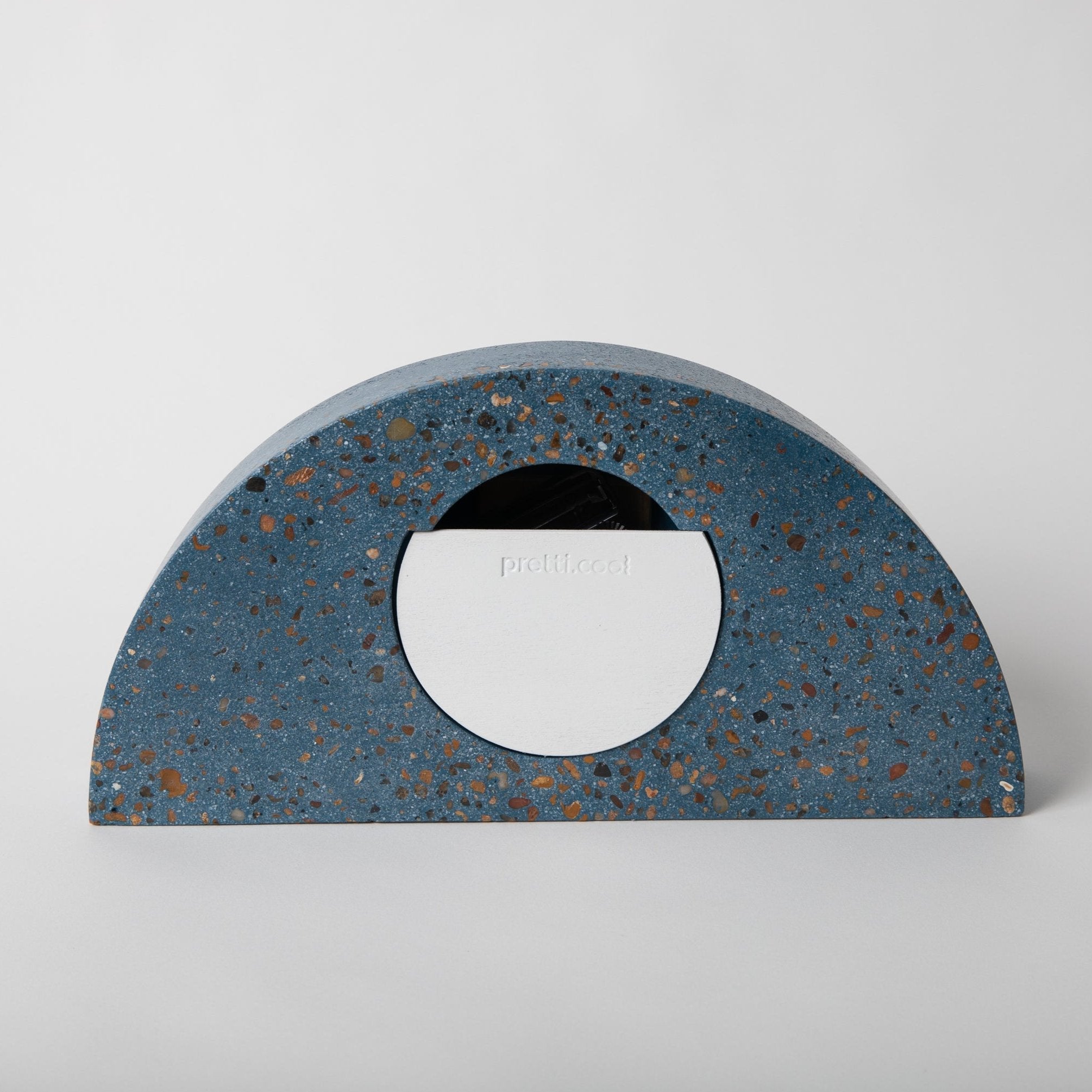 Mantle Clock | Chunky Cobalt Terrazzo - Paranoid Ranch
