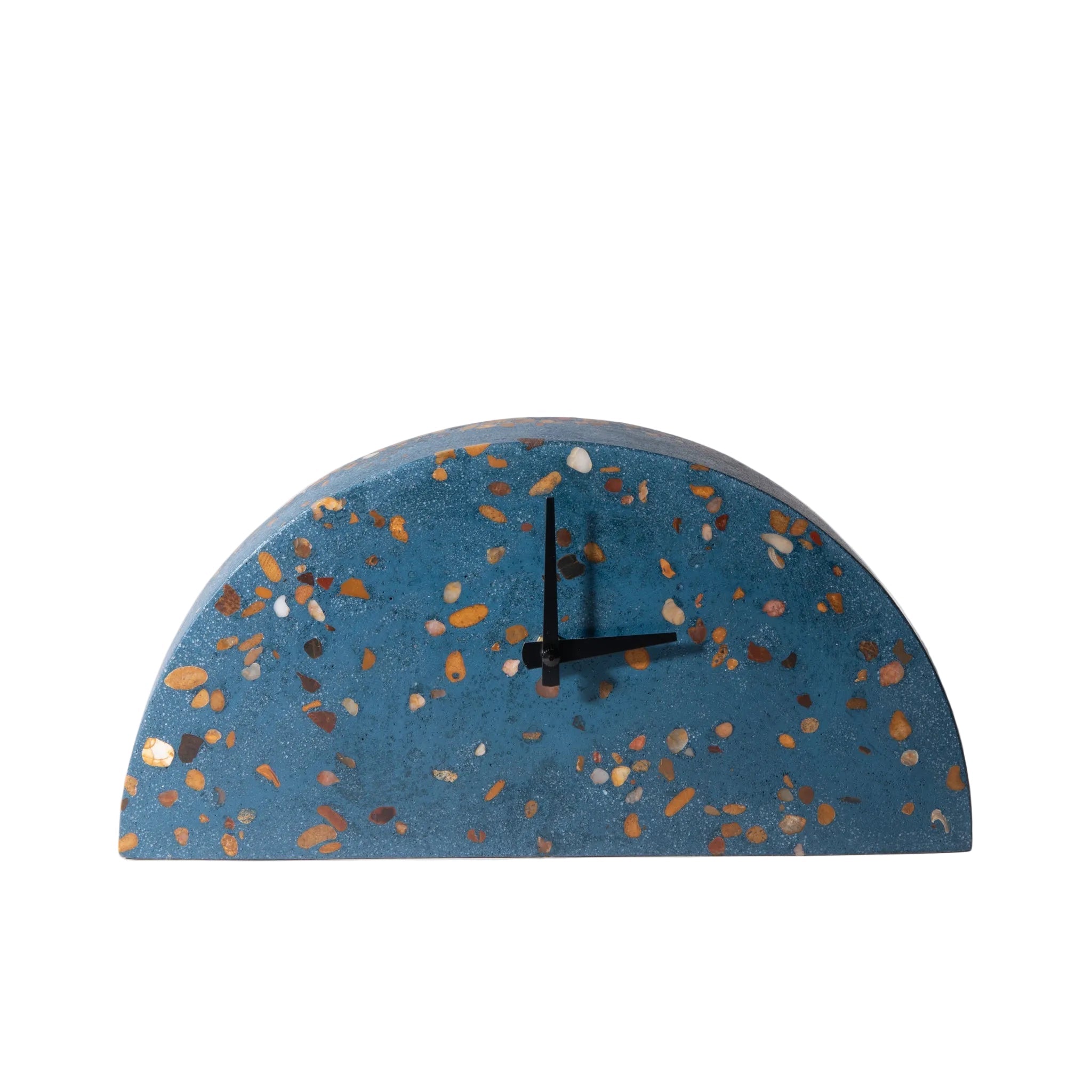 Mantle Clock | Chunky Cobalt Terrazzo - Paranoid Ranch
