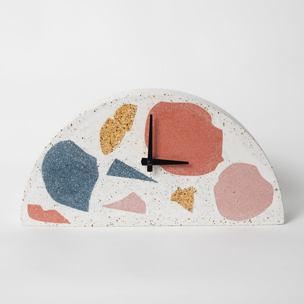 Mantle Clock | Multicolor Terrazzo - Paranoid Ranch