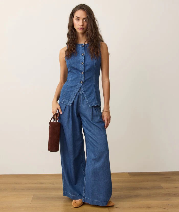 Marine Layer Charlie Longline Vest - Paranoid Ranch