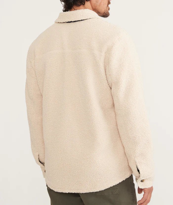 Marine Layer Sherpa Overshirt Warm, Vegan Cozy Layer
