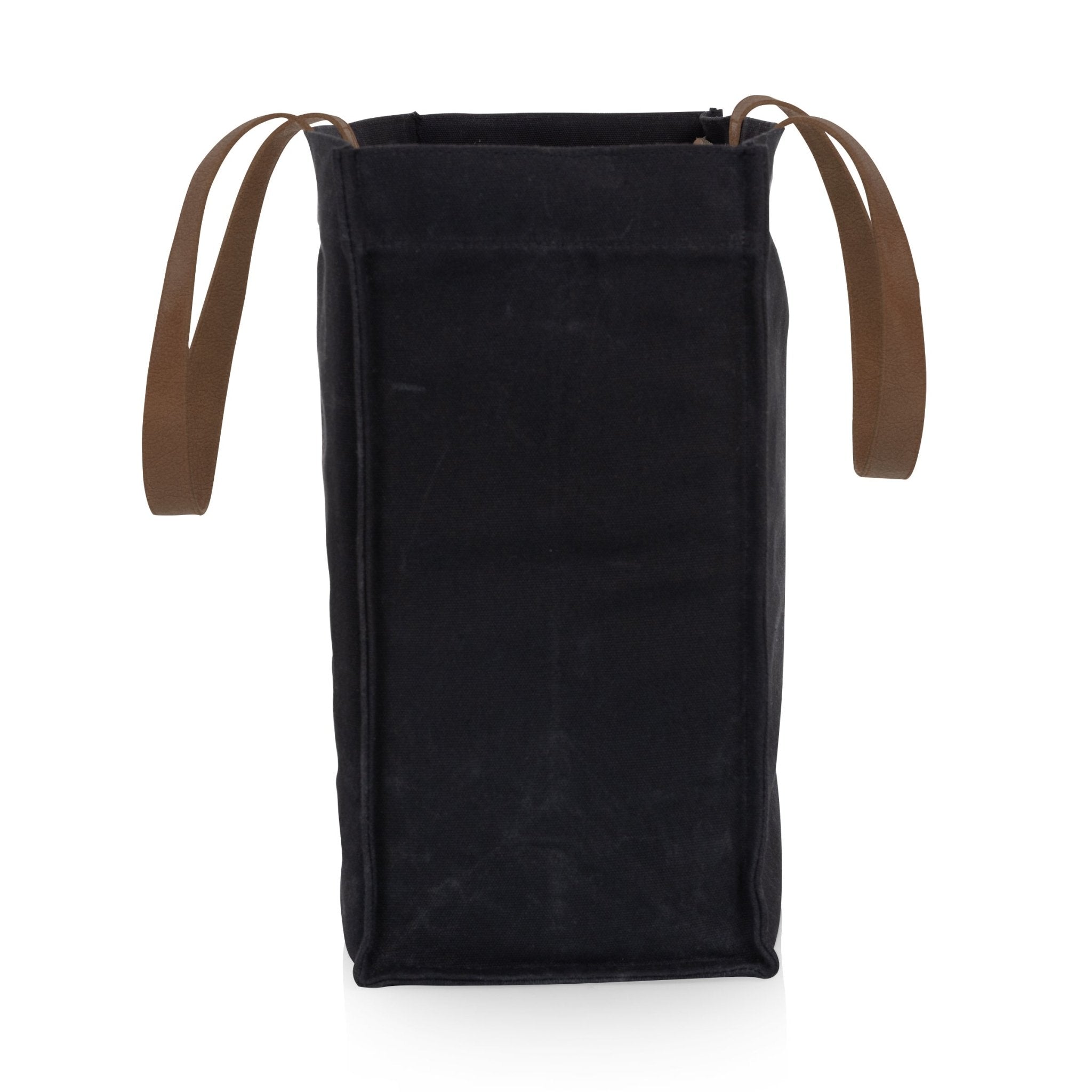 Market Waxed Canvas Tote with Leatherette Handles - Paranoid Ranch