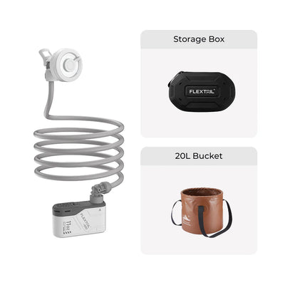 Max Shower - Ultralight Rechargeable Instant Outdoor Shower - Paranoid Ranch