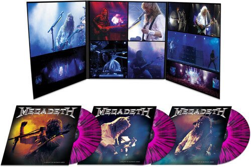 Megadeth - A Night In Buenos Aires [3LP Purple & Black Splatter] - Paranoid Ranch