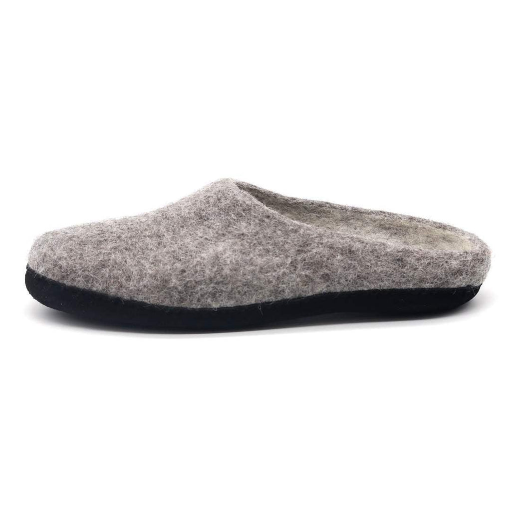 Mens Astoria Noir Wool House Slippers - Paranoid Ranch