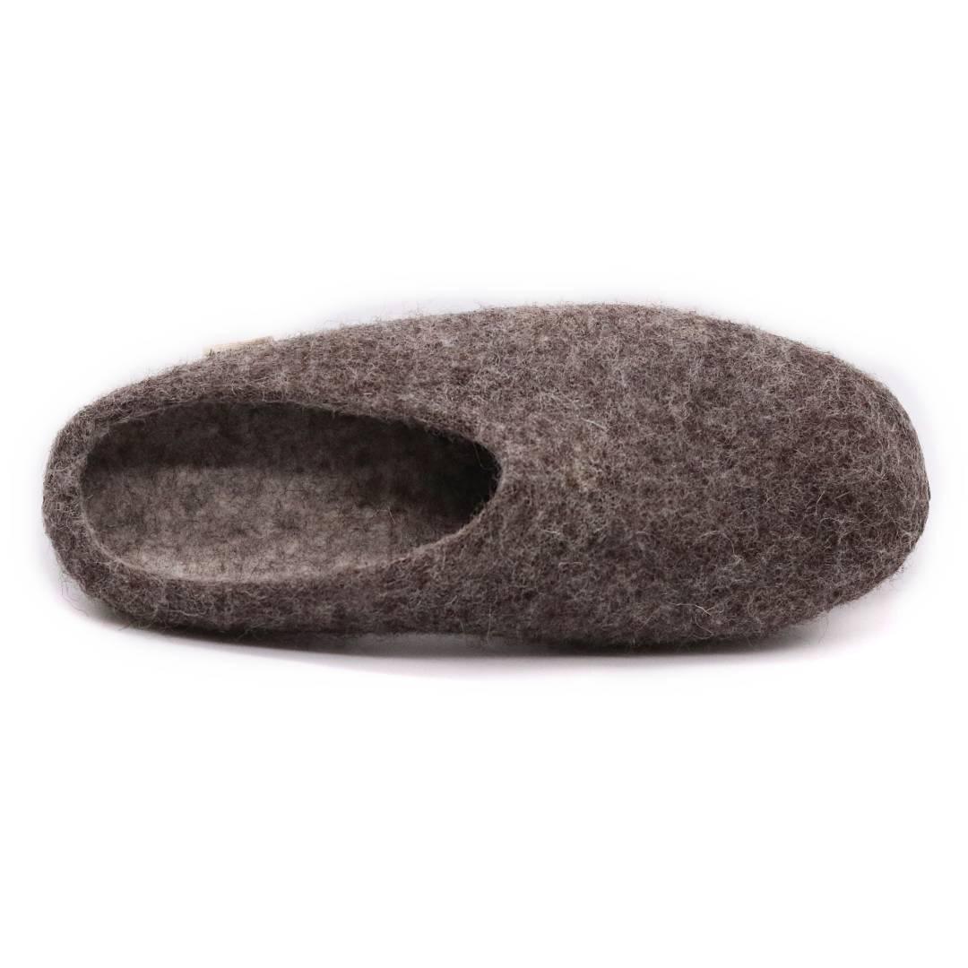 Mens Astoria Noir Wool House Slippers - Paranoid Ranch