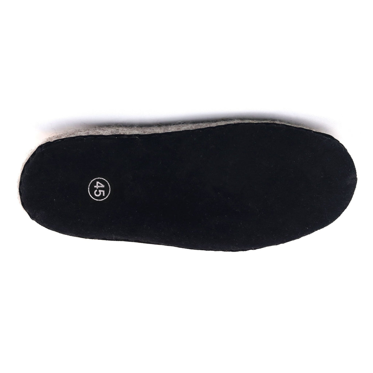 Mens Astoria Noir Wool House Slippers - Paranoid Ranch