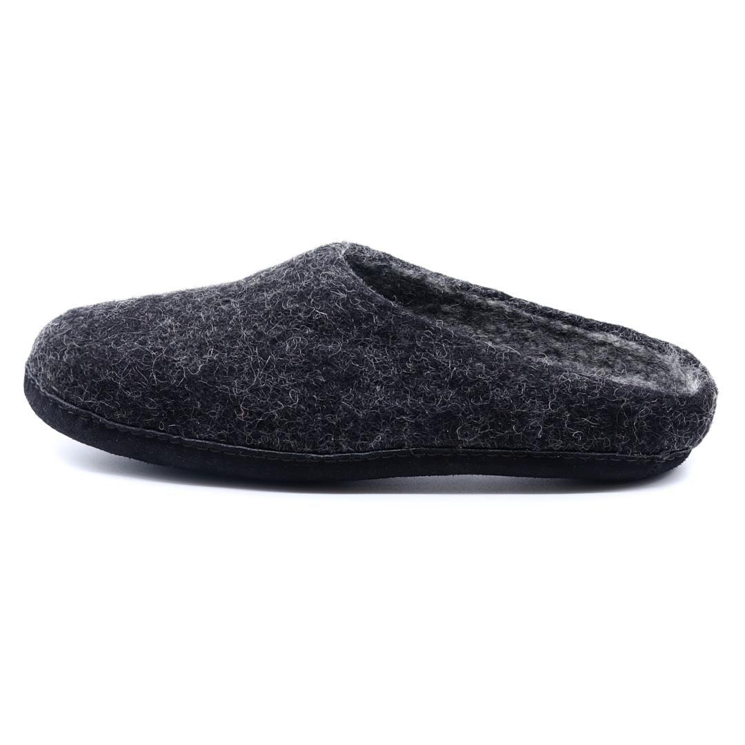 Mens Astoria Noir Wool House Slippers - Paranoid Ranch