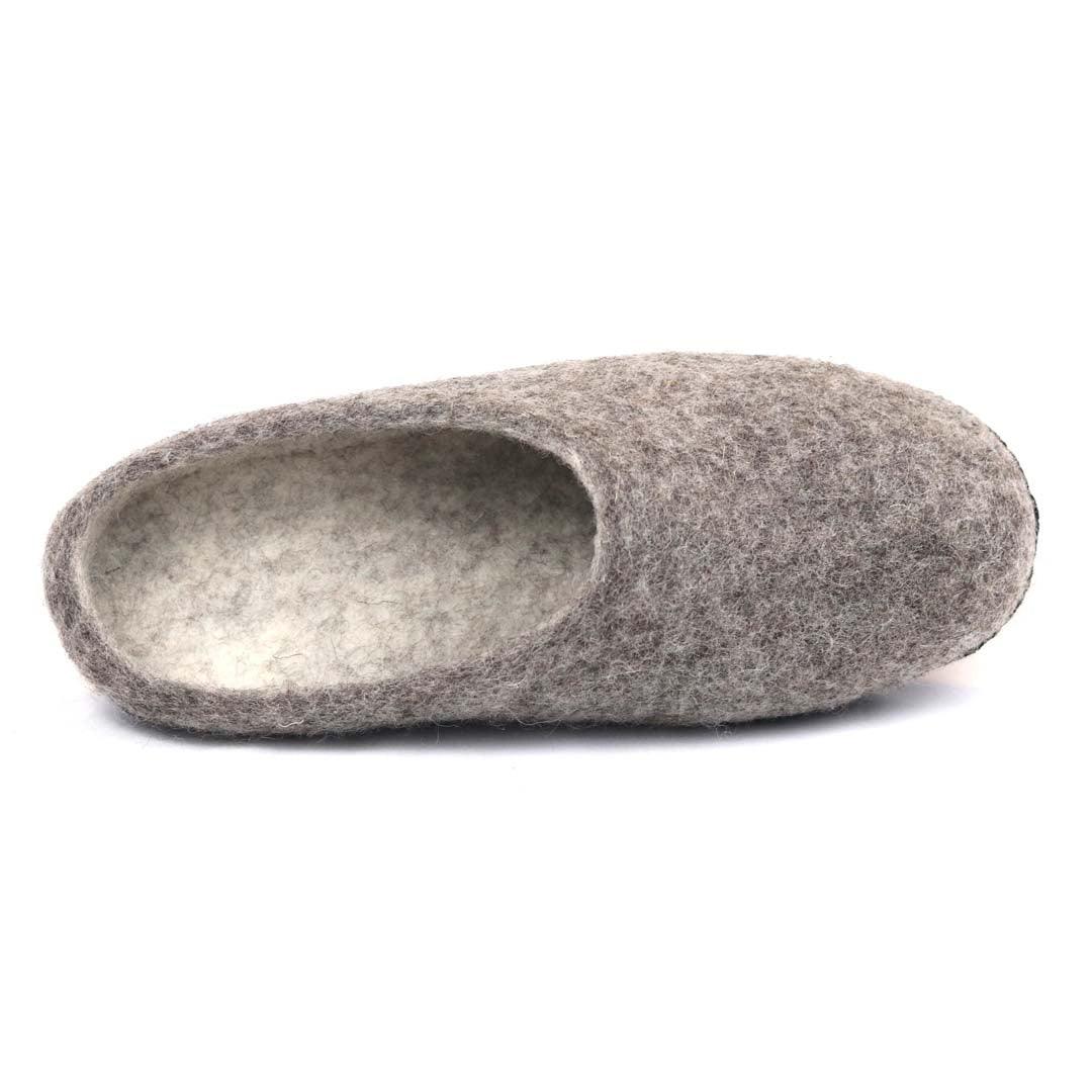 Mens Astoria Noir Wool House Slippers - Paranoid Ranch