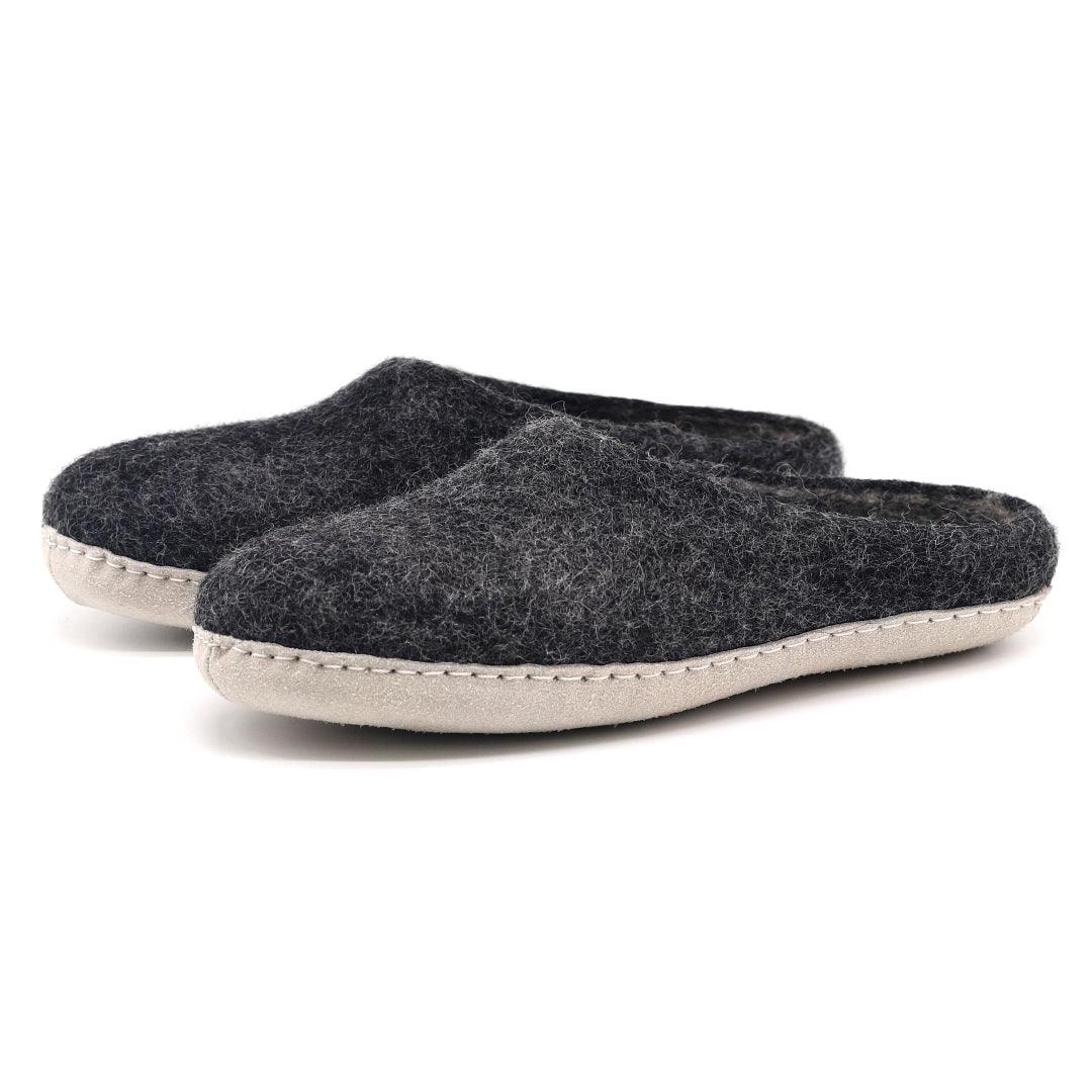 Mens Astoria Wool House Slippers - Paranoid Ranch
