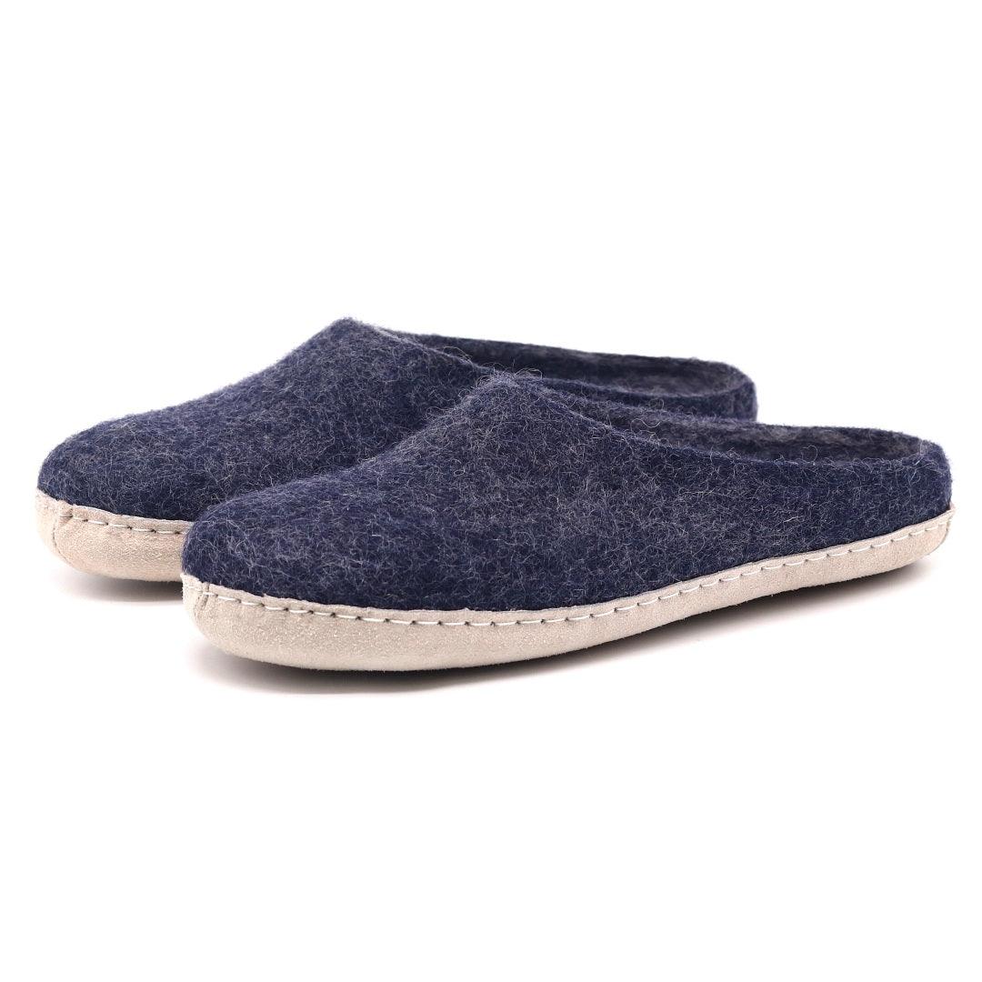 Mens Astoria Wool House Slippers - Paranoid Ranch