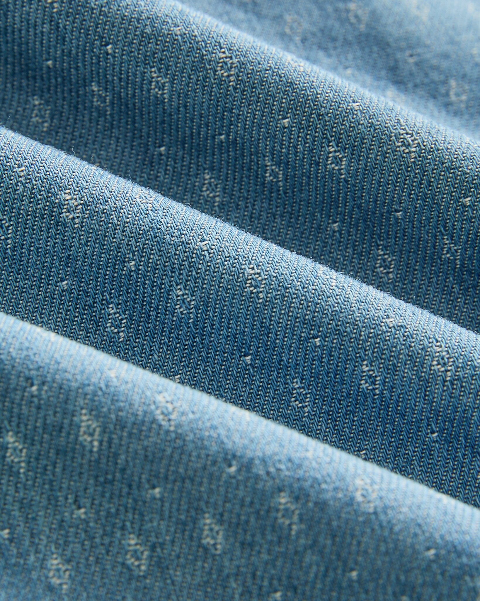Riley Western Shirt in Denim Jacquard