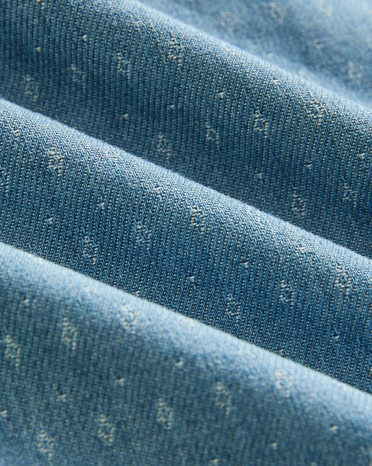 Sonya Slip Dress in Denim Jacquard