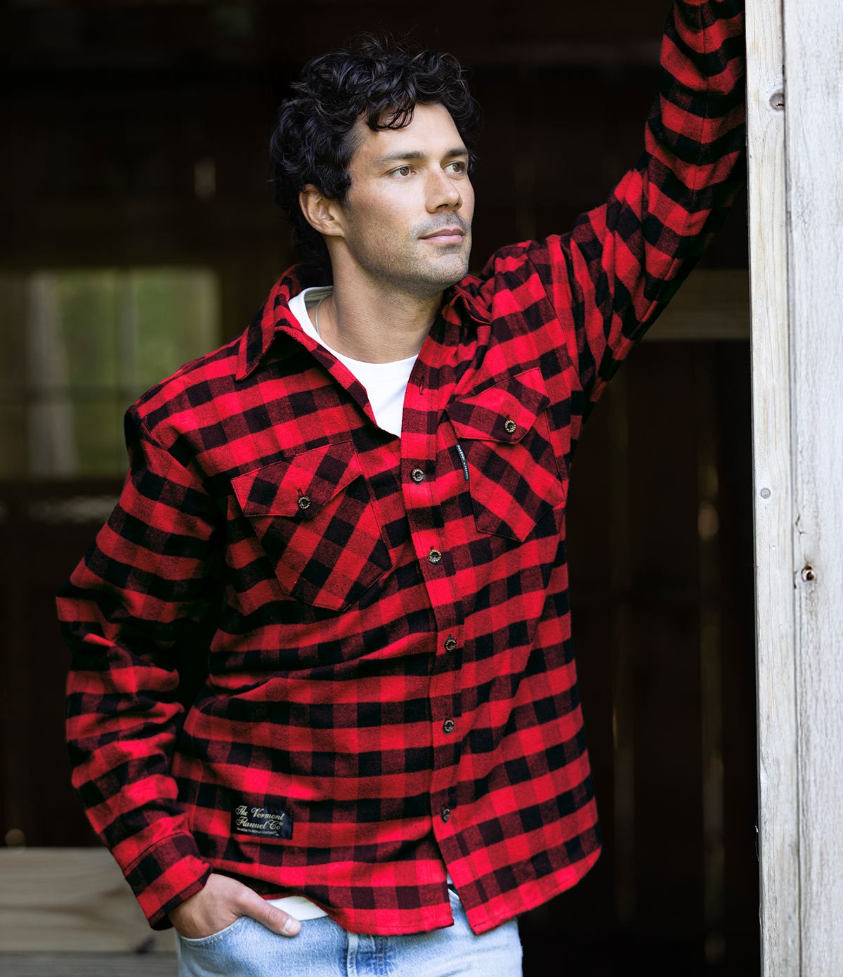 Men's Classic Flannel Shirt - Red Buffalo - Paranoid Ranch