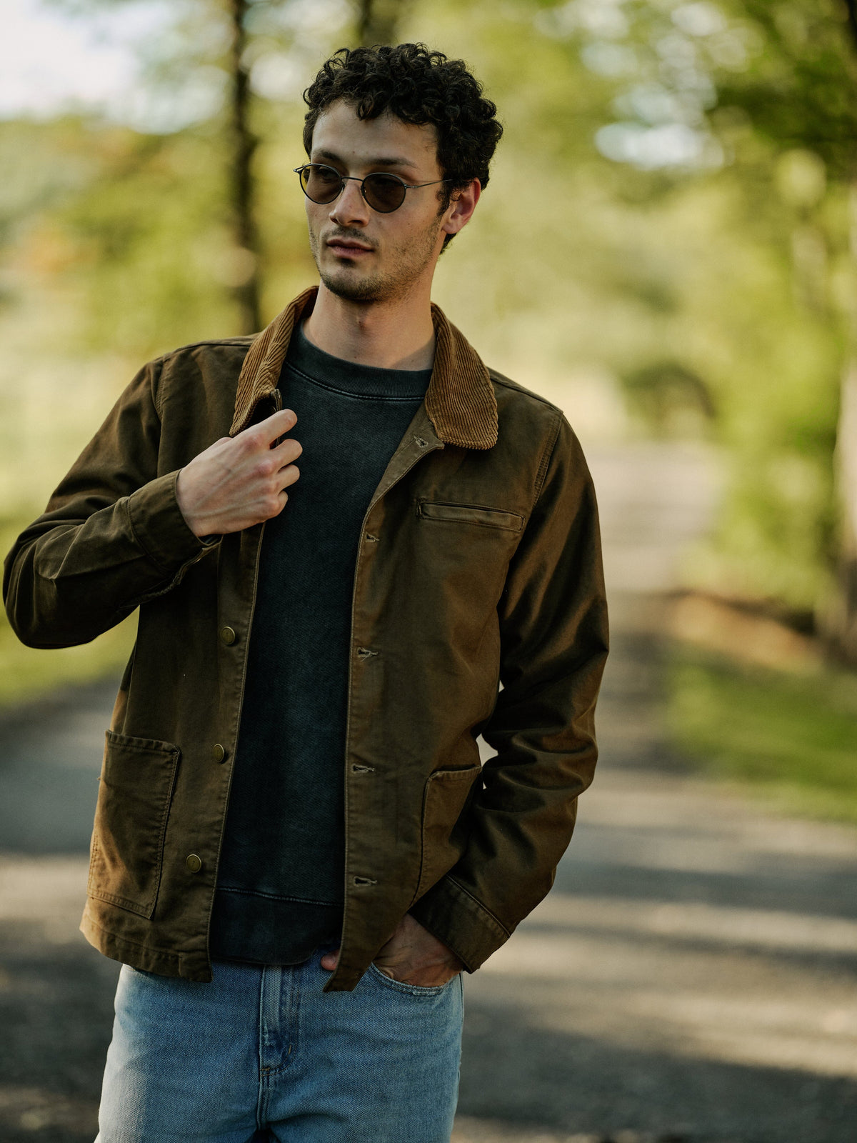Drew Jacket in Japanese Moleskin