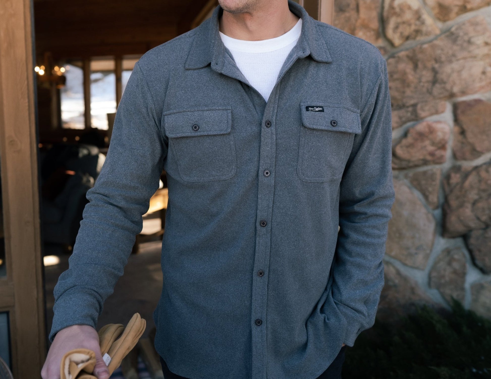 Men's Flex Flannel (Iron) - Paranoid Ranch
