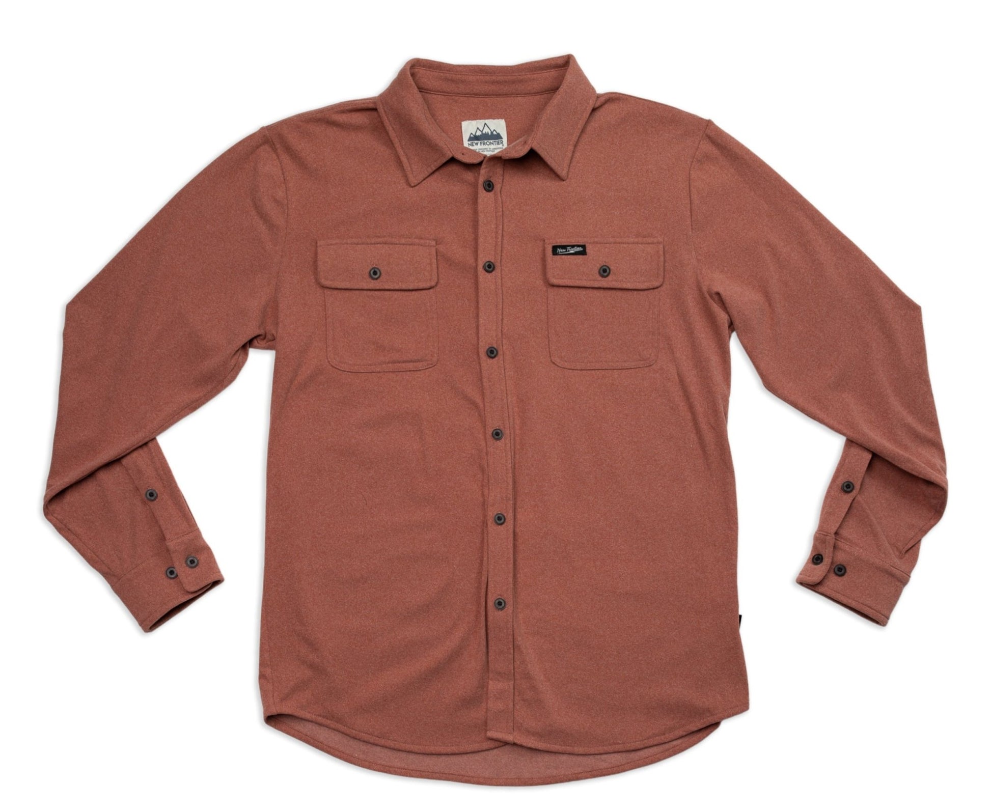 Men's Flex Flannel (Rust) - Paranoid Ranch