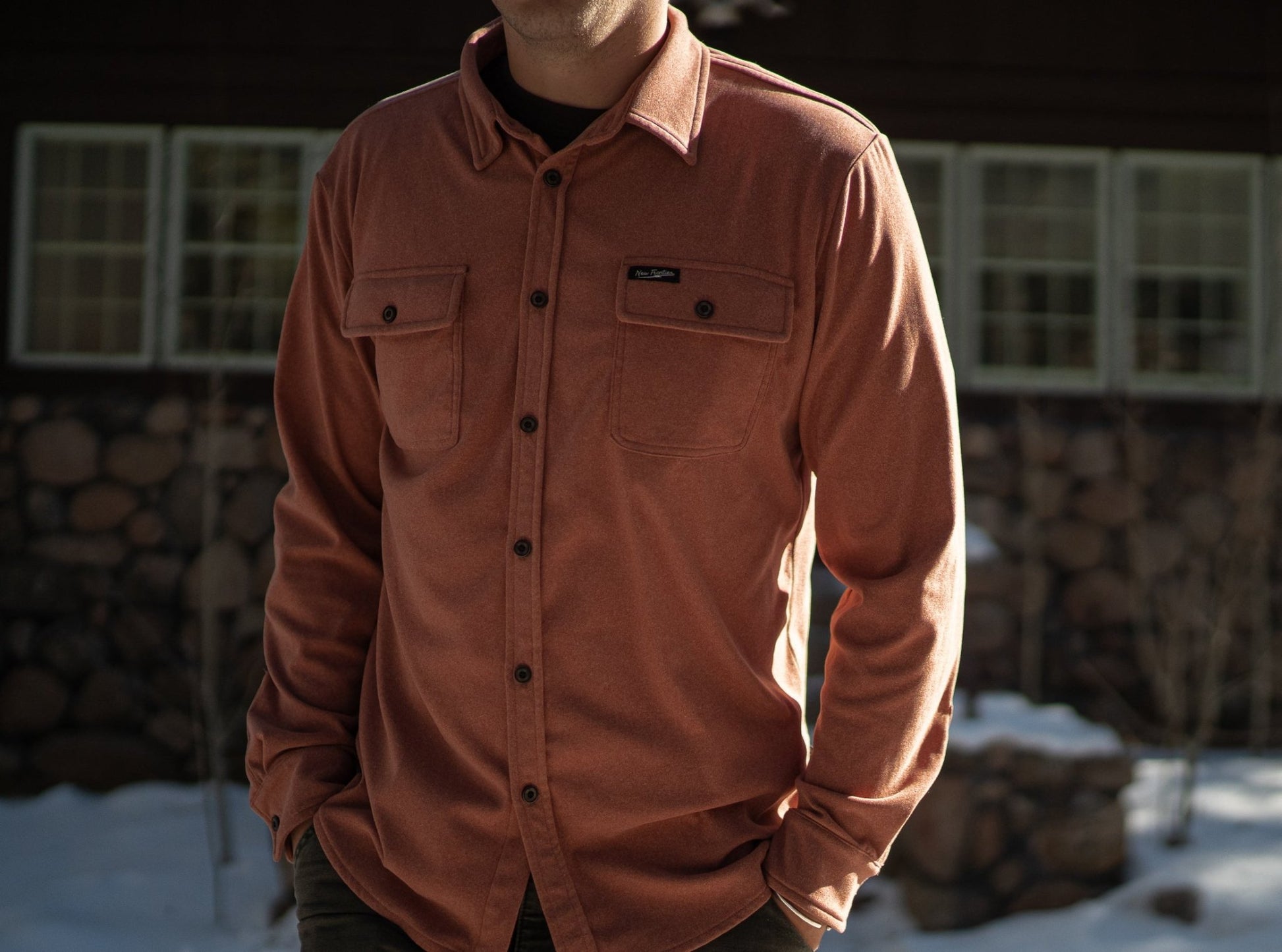 Men's Flex Flannel (Rust) - Paranoid Ranch