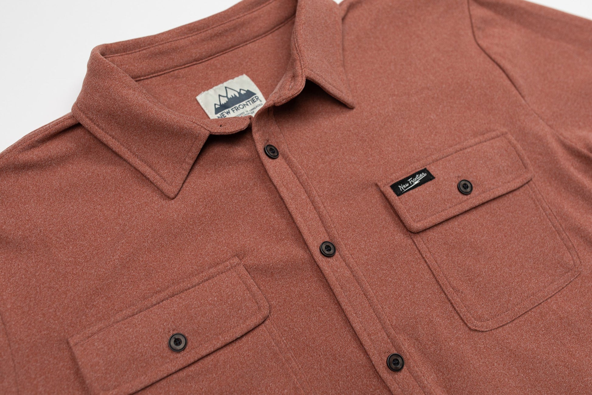 Men's Flex Flannel (Rust) - Paranoid Ranch