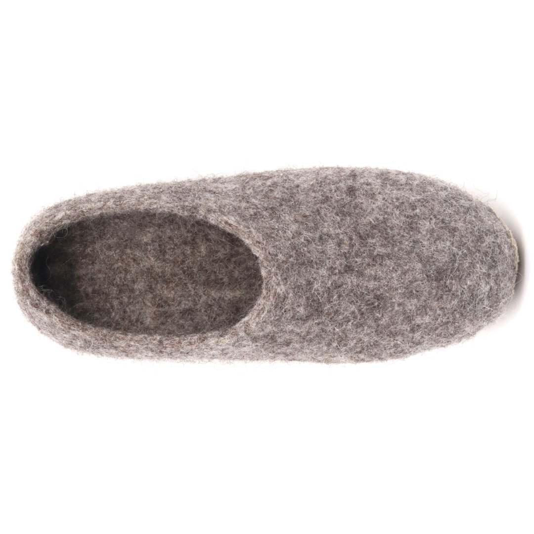 Mens Newport Noir Wool House Shoe - Paranoid Ranch
