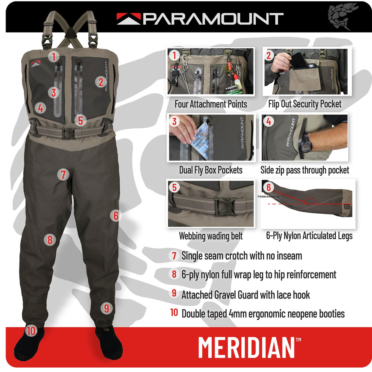 MERIDIAN Chest Wader - Paranoid Ranch