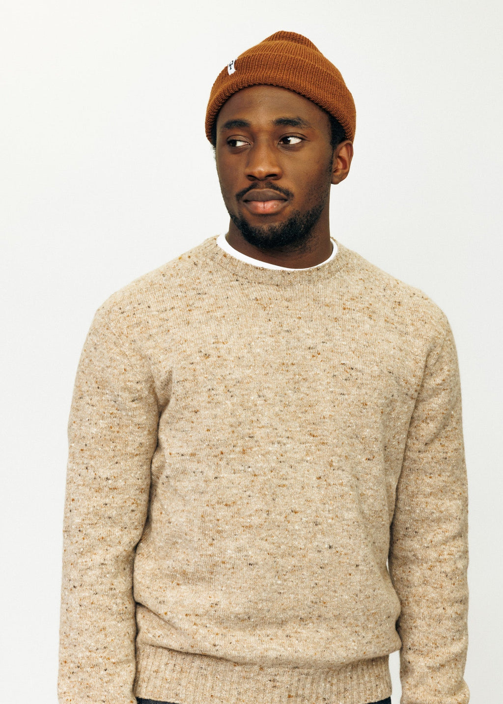 Merino Cardigan Stitch Beanie - Paranoid Ranch