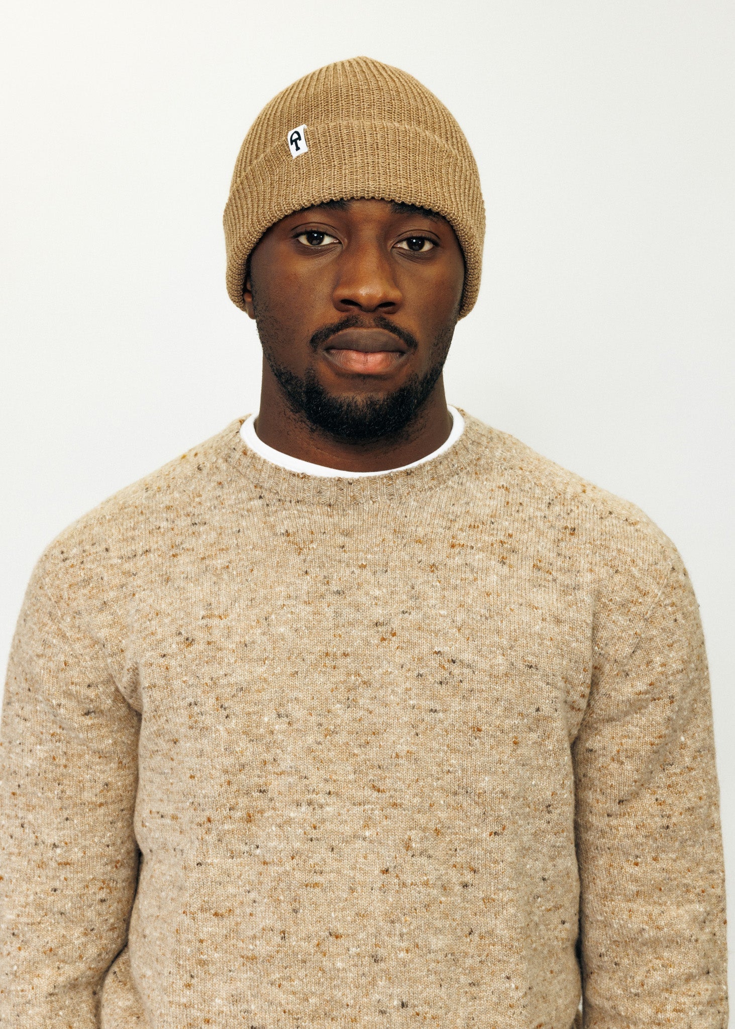 Merino Cardigan Stitch Beanie - Paranoid Ranch