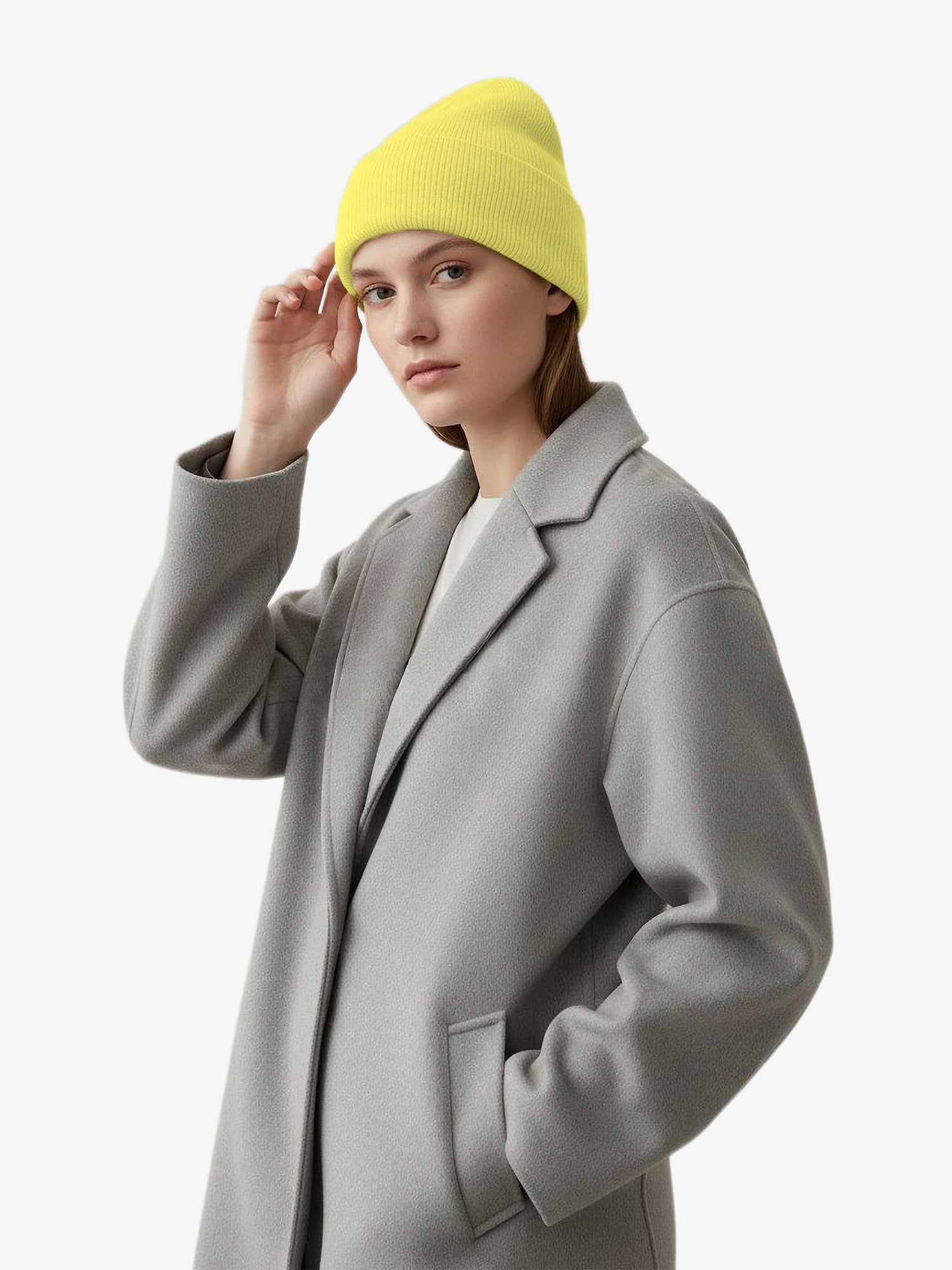 Merino Cuff Beanie - Mineral Yellow - Paranoid Ranch