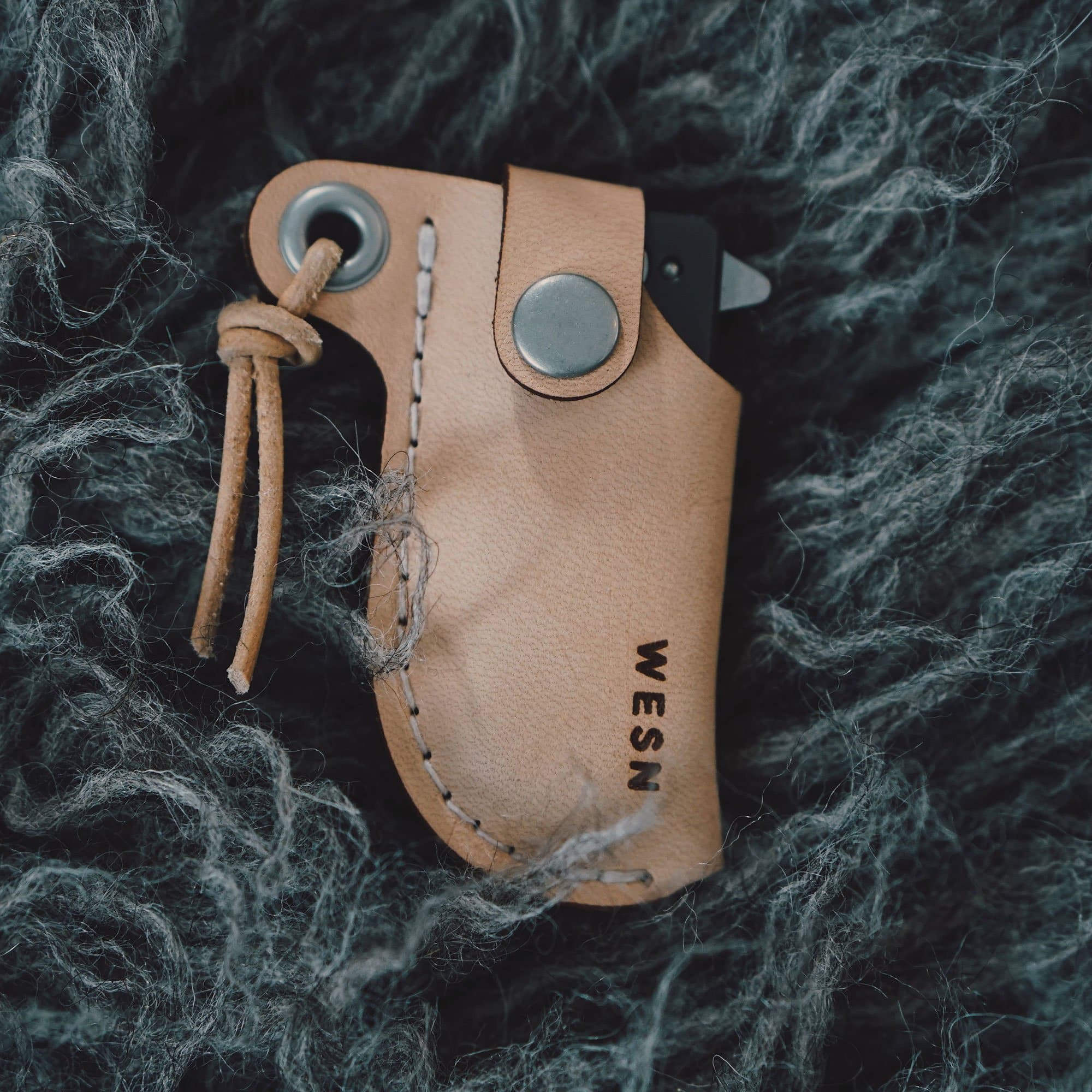 Microblade Leather Sheath - Paranoid Ranch