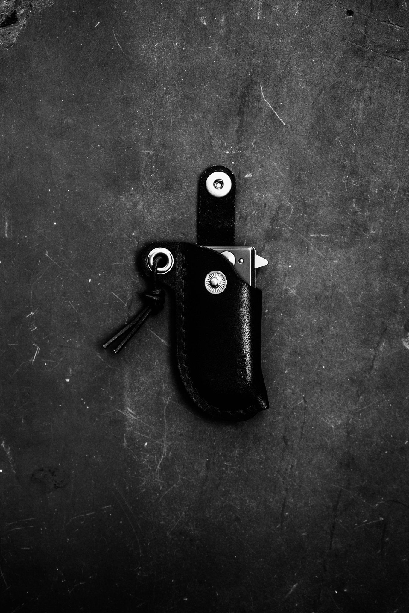 Microblade Leather Sheath - Paranoid Ranch