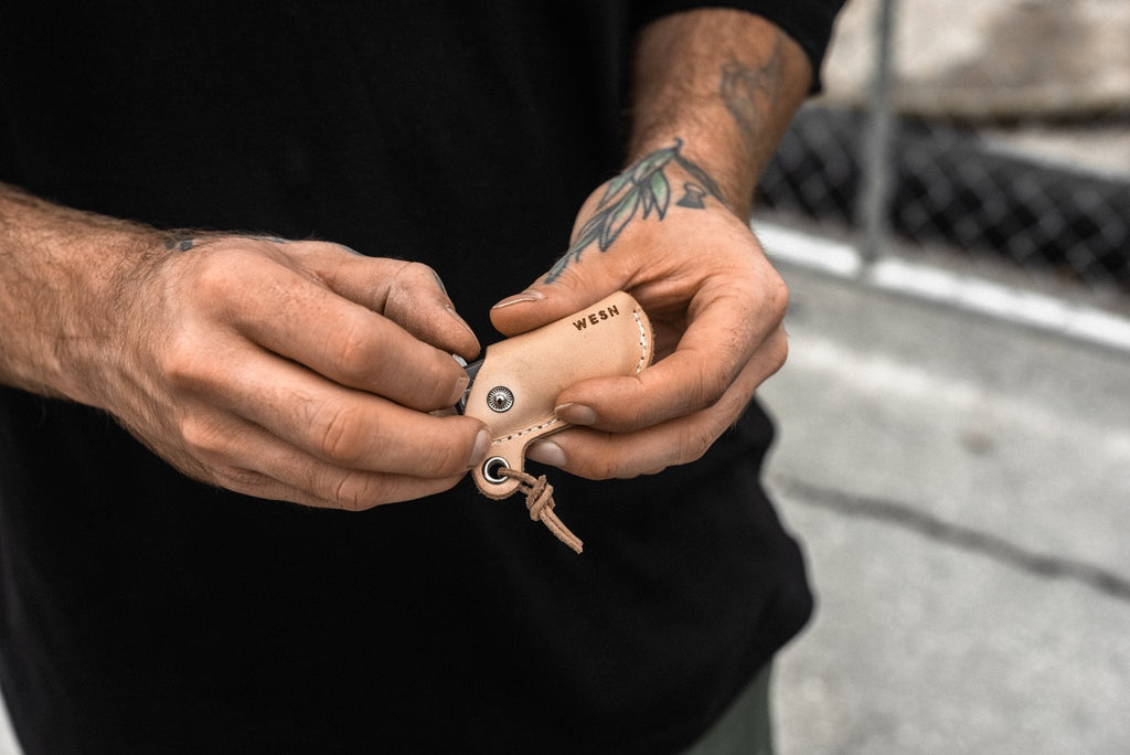 Microblade Leather Sheath - Paranoid Ranch