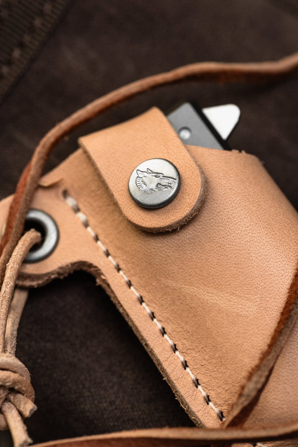 Microblade Leather Sheath - Paranoid Ranch