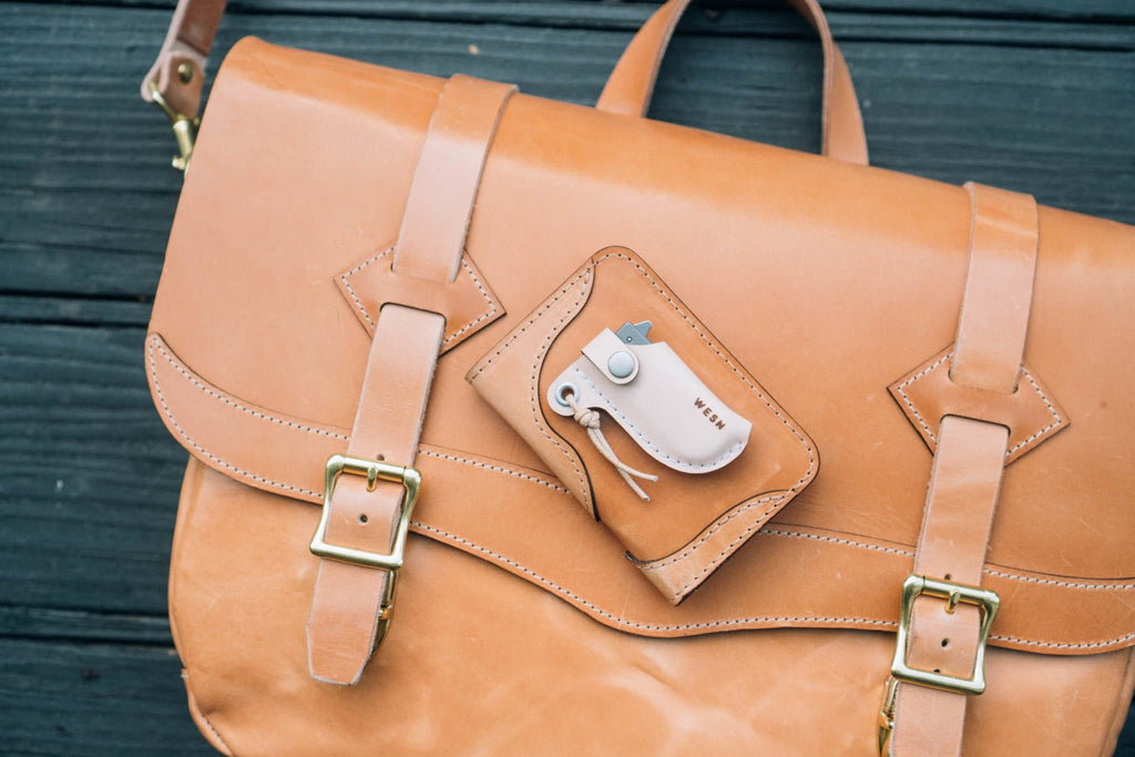 Microblade Leather Sheath - Paranoid Ranch