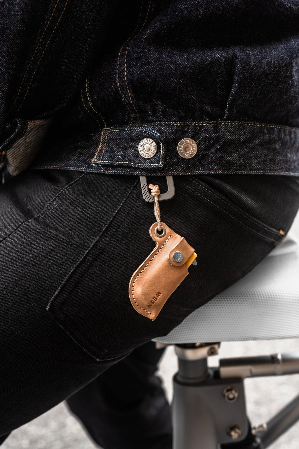 Microblade Leather Sheath - Paranoid Ranch