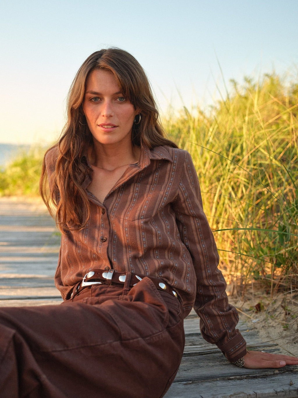 Mila Shirt in Cotton Flannel - Paranoid Ranch