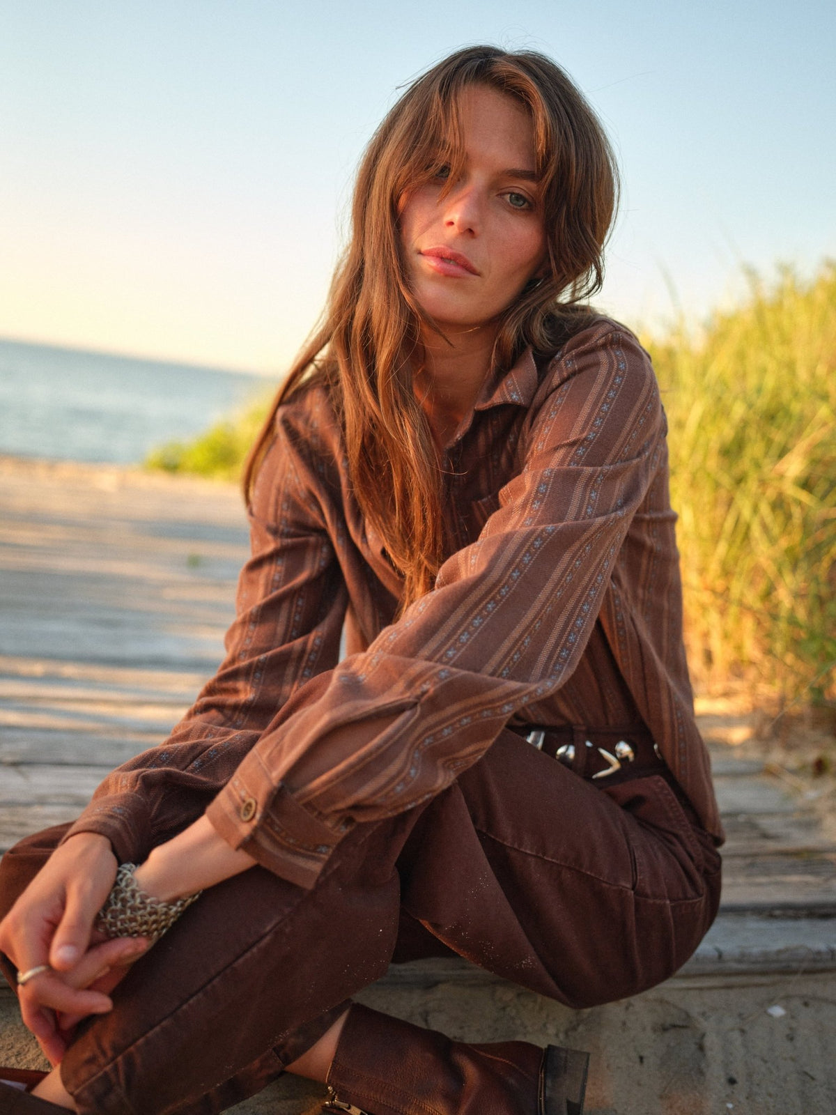 Mila Shirt in Cotton Flannel - Paranoid Ranch