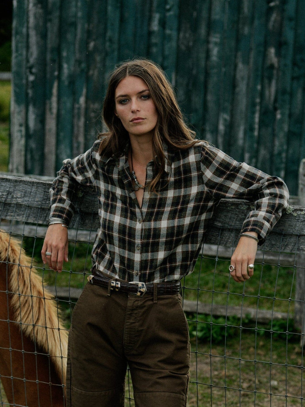 Mila Shirt in Japanese Flannel - Paranoid Ranch