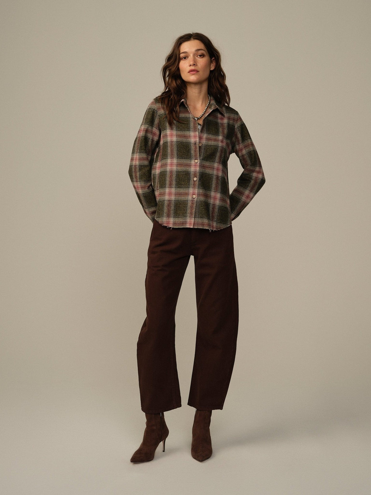 Mila Shirt in Japanese Flannel - Paranoid Ranch