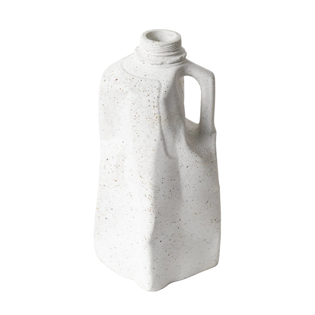 Milk Jug Vase | White Terrazzo - Paranoid Ranch